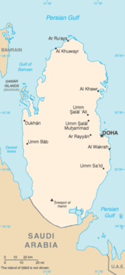 Qatar - Mappa