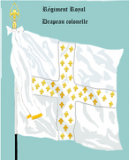 Drapeau Colonel du régiment Royal[11].