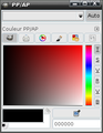 Boîte à dialogue des couleurs sous KDE.