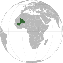 Description de l'image Mali (orthographic projection).svg.
