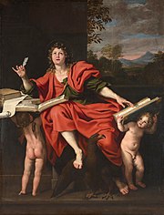 "St Yohanes sang Penginjil" karya Domenichino (Domenico Zampieri), 1620an