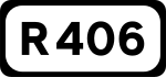 R406 road shield}}