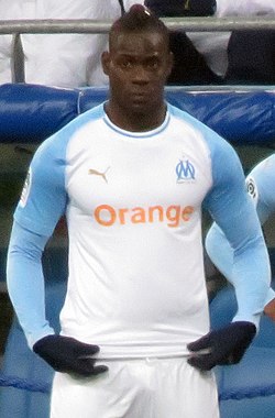 Balotelli a 2019-ben az Olympique de Marseille játékosaként