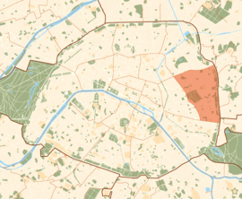 Location within Paris