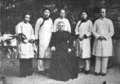 Anna Kay Scott with five Chinese nurses