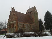 Dorfkirche Wulfersdorf (Ostprignitz): Schiff vor 1525, gotisch, Turm nach 1550, Renaissance