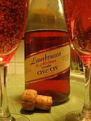 Vinho rosé (Lambrusco)