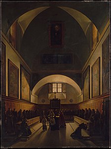 Le Chœur de l’église des capucins à Rome (1814-1815), Metropolitan Museum of Art