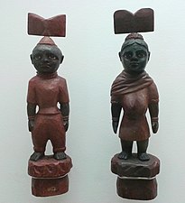 Cultura afro-brasileira. Representações de Xangô e Bayani, s.d.