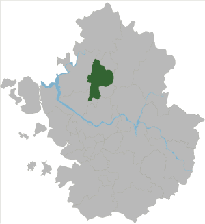 楊州市の地図