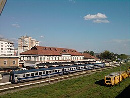 Järnvägsstationen i Vaslui.