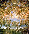 『最後の審判』 ミケランジェロ・ブオナローティ 1535-1541 フレスコ システィーナ礼拝堂