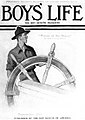 Scout at Ship's Wheel (setembro de 1913, ilustração de capa da Boys' Life)