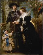 पीटर पॉल रूबेन्स, रूबेन्स, हेलेना फोरमेंट, और उनके बेटे फ्रैंस, सीए। 1635