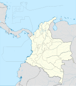La Paz (olika betydelser) på en karta över Colombia