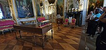Sala musica all'interno dello Schloss Sanssouci a Potsdam