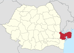 Distretto di Tulcea – Localizzazione
