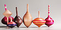 Image 17Various spinning tops (from List of wooden toys)