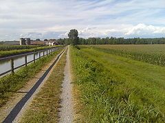 La plaine du Pô entre Lombardie et Émilie.