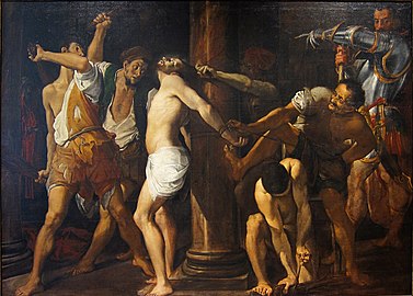 La flagellation (1590) musée de la Chartreuse de Douai.