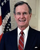 41.º George H. W. Bush 1989–1993