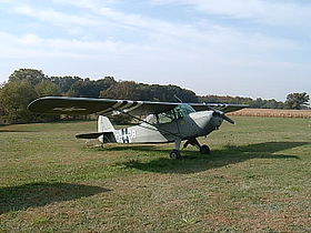 Vue de l'avion.