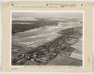 Aerial view of Villasis, circa 1930s