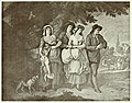 The Deserted Village, ilustrace z roku 1800.