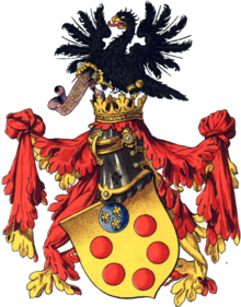 Coat of arms of the House of de' Medici.png