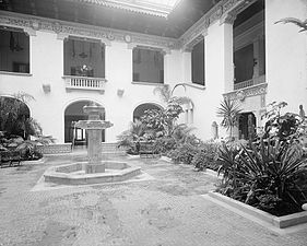 Aztec fountain, Pan American Union Building, Washington, D.C.