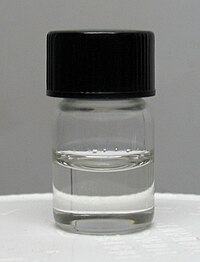 Sample of ethylenediamine in a jar