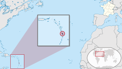 Lega otoka v Malih Antilih in Franciji