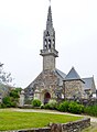 L'église paroissiale Saint-Coulitz : façade occidentale.