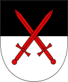 Kurschwerter in der Heraldik (Reichsrennfahne)