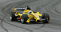 Narain Karthikeyan during qualifying at the 2005 United States Grand Prix.