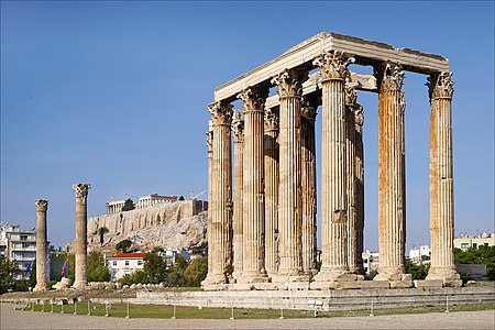Tempelj olimpskega Zevsa v Atenah (6. stoletje pr. n. št.)