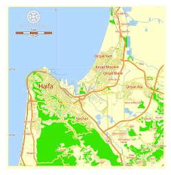 Map of Haifa