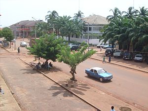 Downtown Bissau as seen from Pensão Central