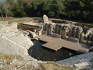 Remains of a theatre and part of the agora (Photo by Marc Morell)