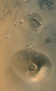 Ceraunius Tholus, one of many volcanoes found on Mars.