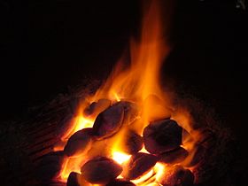 coals and fire