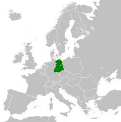 موقعیت آلمان شرقی