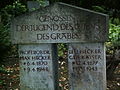 Grabstätte von Max Hecker und Ehefrau unweit der Weimarer Fürstengruft