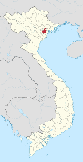 Vị trí tỉnh Hải Dương trên bản đồ Việt Nam
