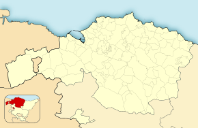 Murélaga ubicada en Vizcaya
