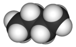 Cấu trúc 3D phân tử butan