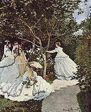 Femmes au jardin, 1866