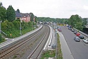 Bahnsteige des Bahnhofs Essen-Werden