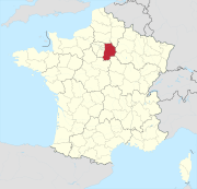 Làg vum Departement Seine-et-Marne in Frànkrich