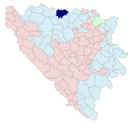 Srbac – Mappa